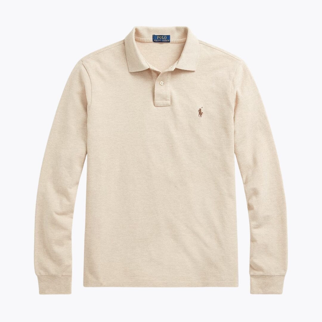 Ralph Lauren Mesh Langarm-Poloshirt
