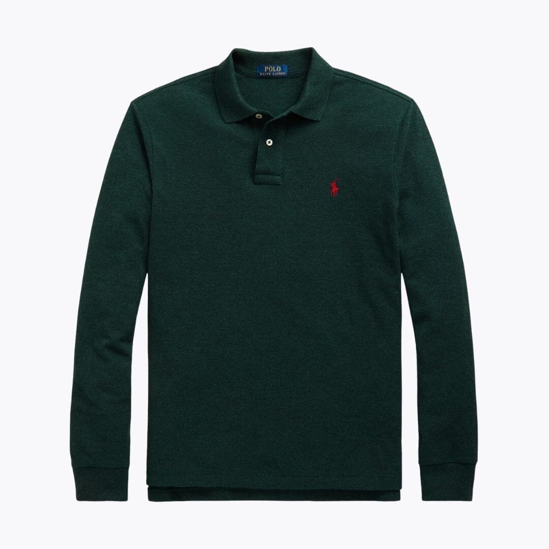 Ralph Lauren Mesh Langarm-Poloshirt