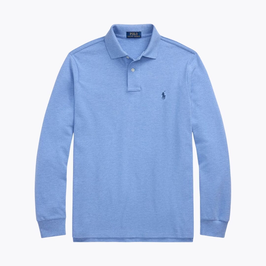 Ralph Lauren Mesh Langarm-Poloshirt