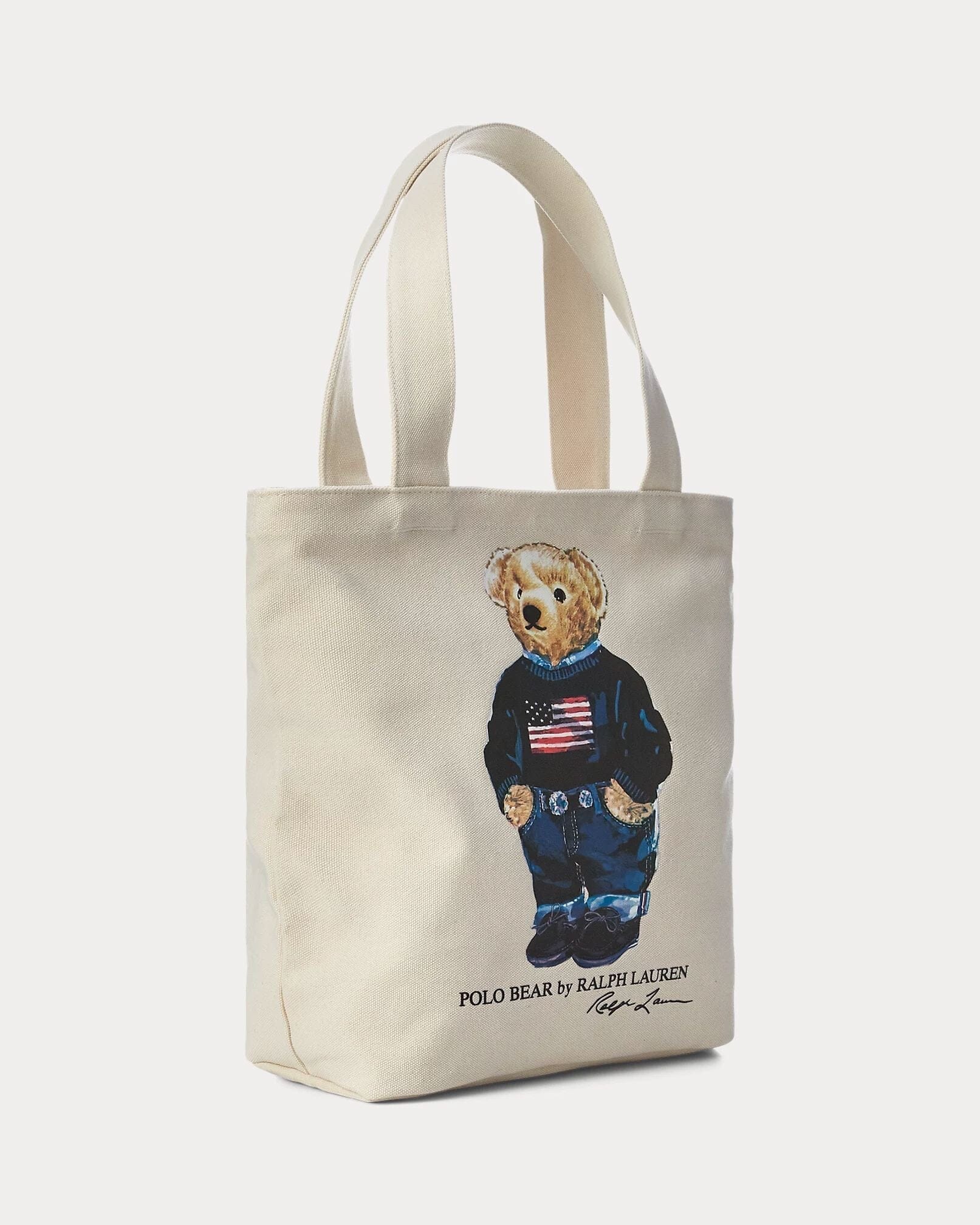 Ralph Lauren Polo Bear Baumwoll-Canvas-Tasche