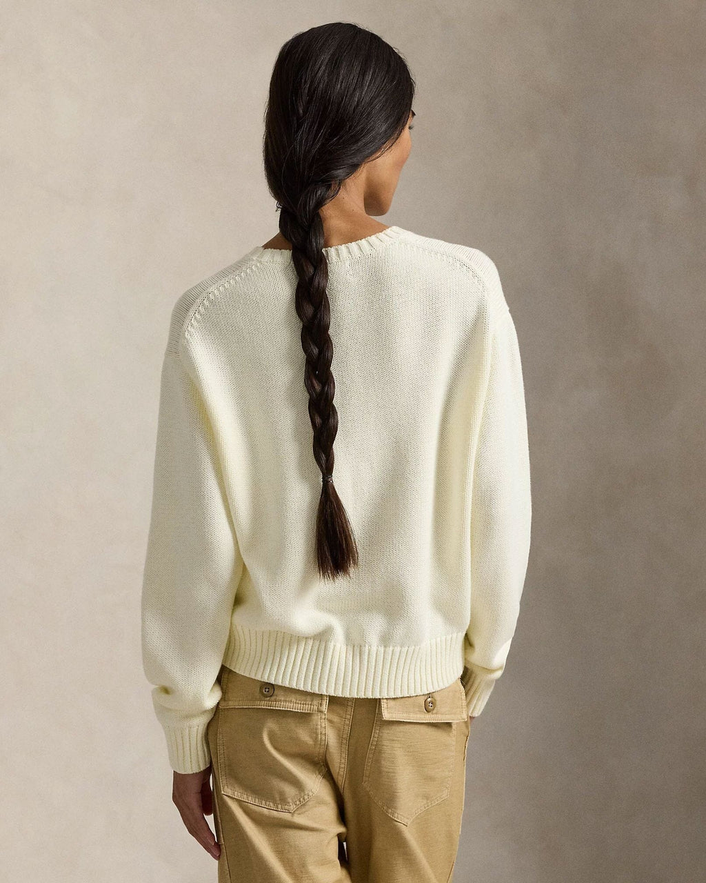 Ralph Lauren Polo Bear Baumwollpullover mit Rundhalsausschnitt