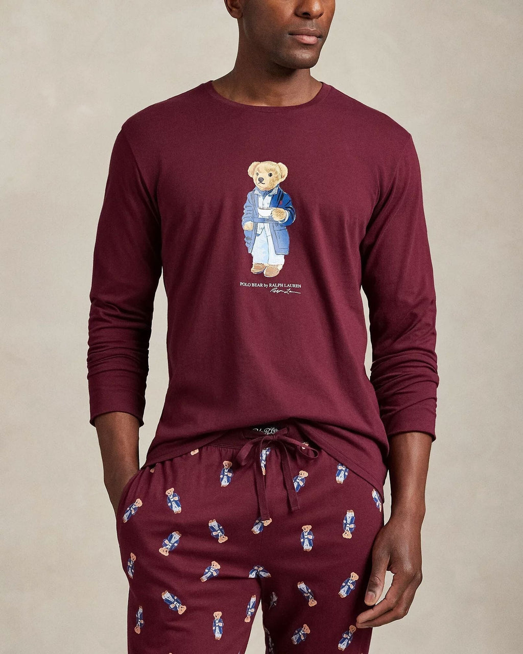 Ralph Lauren Polo Bear Jersey Schlafanzug