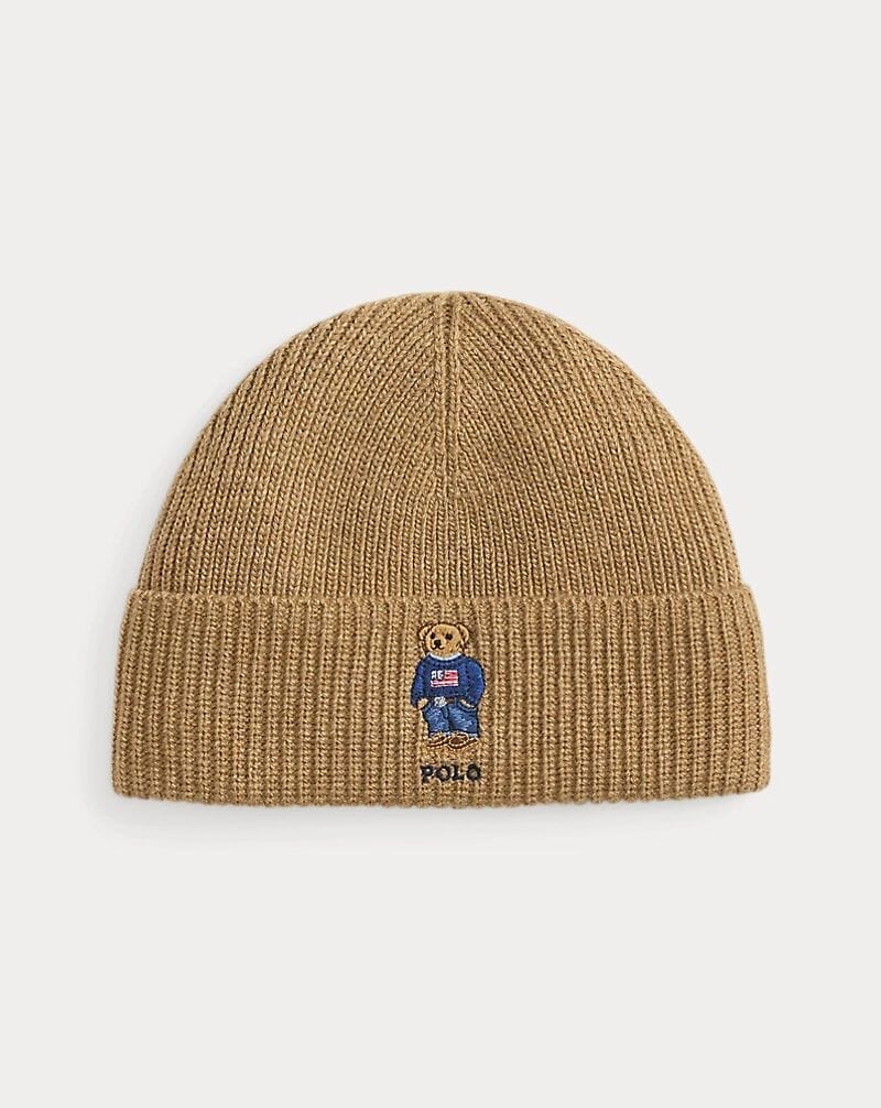 Ralph Lauren Polo Bear Rippstrick-Mütze