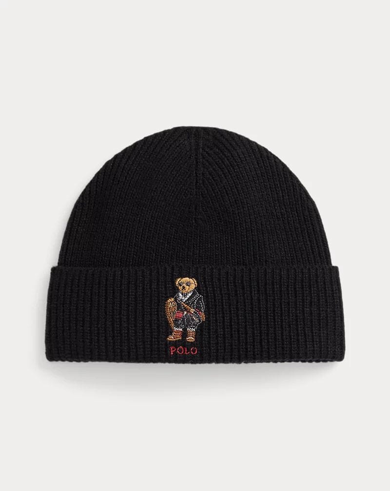 Ralph Lauren Polo Bear Rippstrick-Mütze
