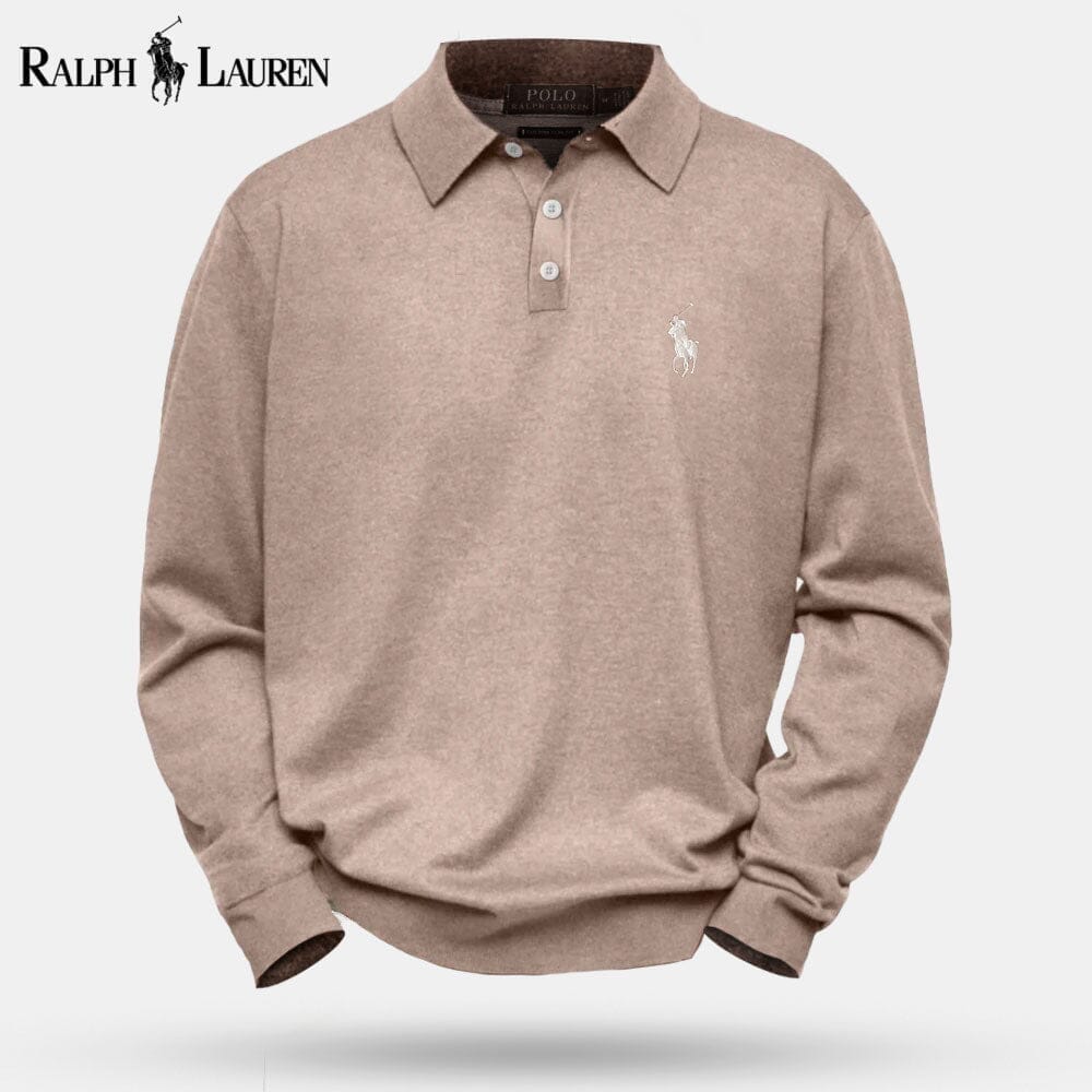 Ralph Lauren Zopfmuster-Wollstrickpullover
