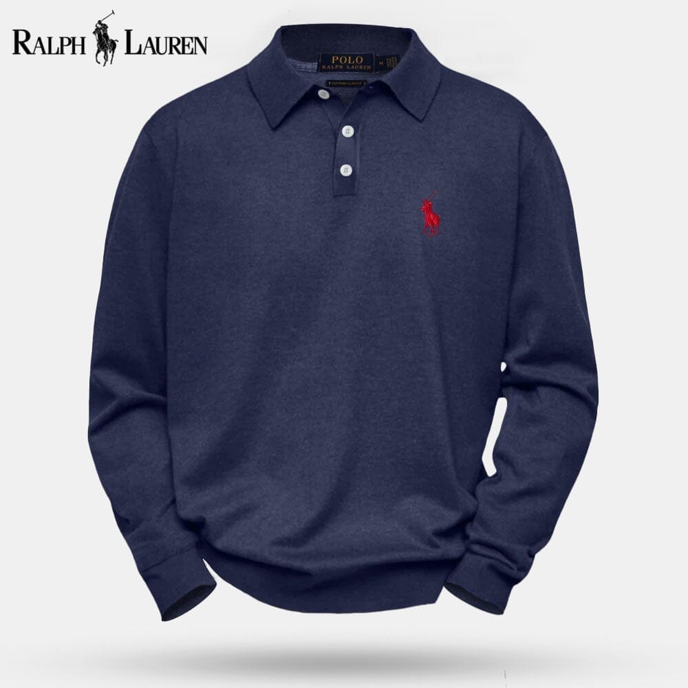 Ralph Lauren Zopfmuster-Wollstrickpullover