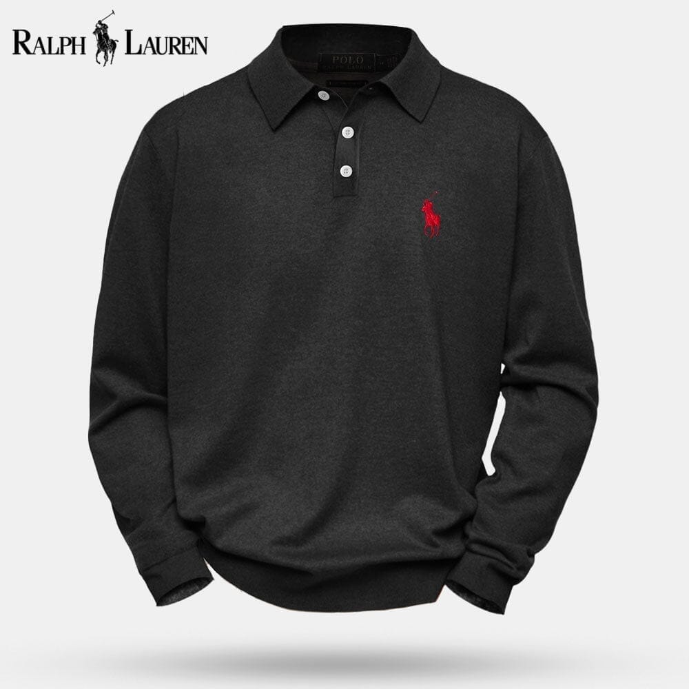 Ralph Lauren Zopfmuster-Wollstrickpullover